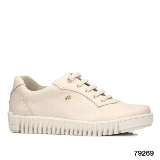 SAPATILHA ELÁSTICA COURO BRANCO