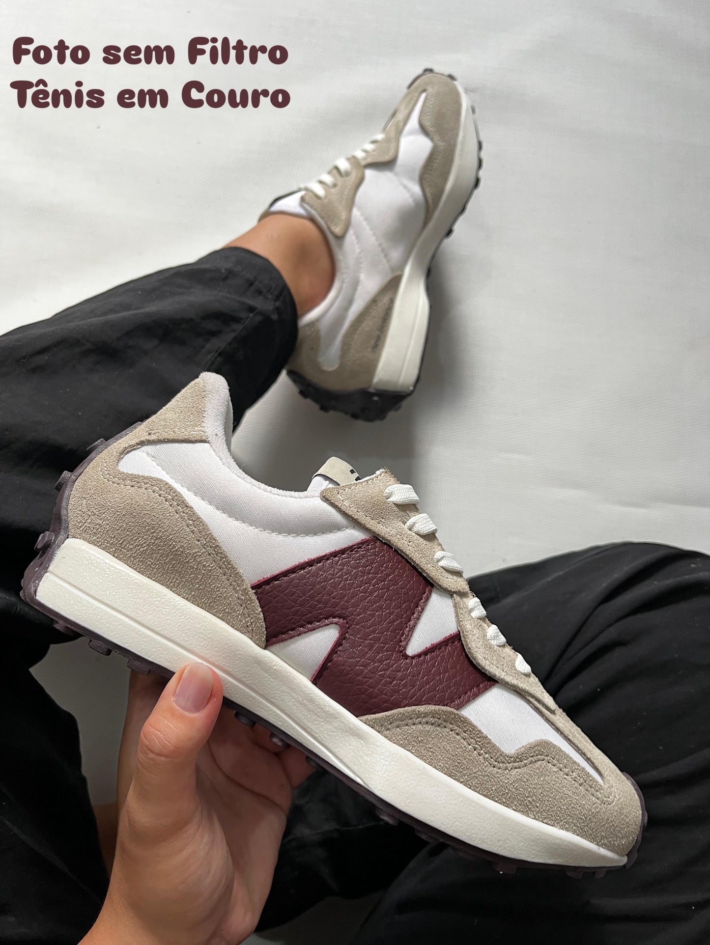 NEW BALANCE 327 COURO LEGITIMO